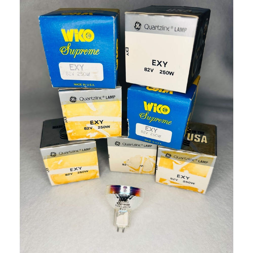 7 Wiko GE EXY Quartzline Lamp‎ Bulb 82V 250W MR16 Projector Light Halogen